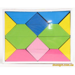 Цветные треугольники, 16 деталей (6677 Томик)