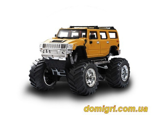 Джип микро р/у 1:43 Hummer (желтый) (GWT2008D-7 Great Wall Toys)