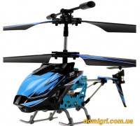 Вертолёт 3-к микро и/к WL Toys S929 с автопилотом (синий)
