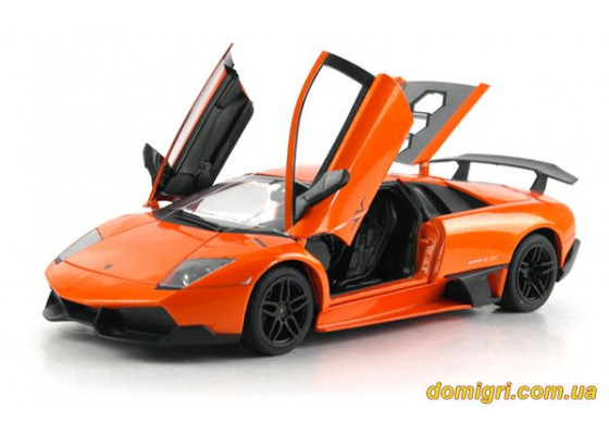 Машинка р/у 1:18 Meizhi лиценз. Lamborghini LP670-4 SV металл. (оранжевый)