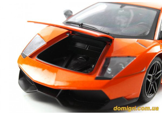 Машинка р/у 1:18 Meizhi лиценз. Lamborghini LP670-4 SV металл. (оранжевый)