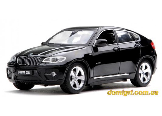 Машинка р/у 1:24 Meizhi лиценз. BMW X6 металл.(черный)