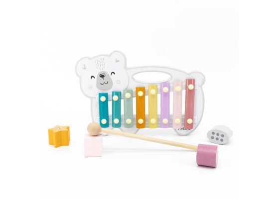 Музыкальная игрушка Viga Toys PolarB Ксилофон-мишка