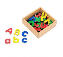 Набор магнитных букв Viga Toys Английские заглавные и строчные, 52 шт.