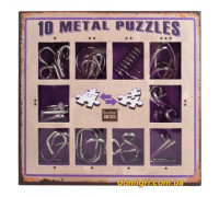10 Metal Puzzle Violet | фіолетовий набір