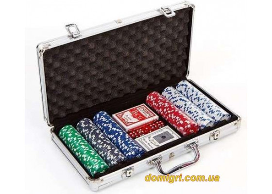 Покерный набор 300 фишек по 11,5 г (алюминиевый кейс)