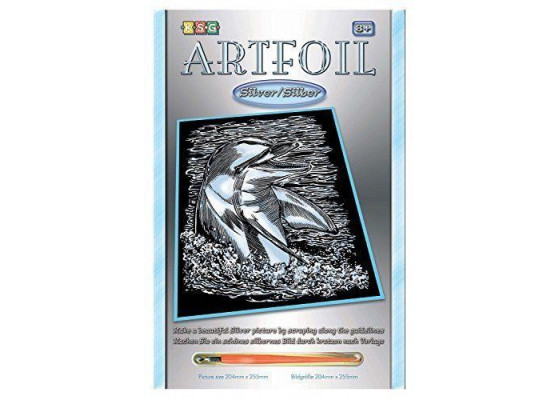 Набор для творчества Sequin Art ARTFOIL SILVER Dolphin SA0608