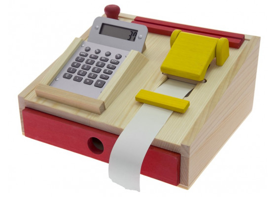 Игровой набор nic деревянный кассовый аппарат NIC528735